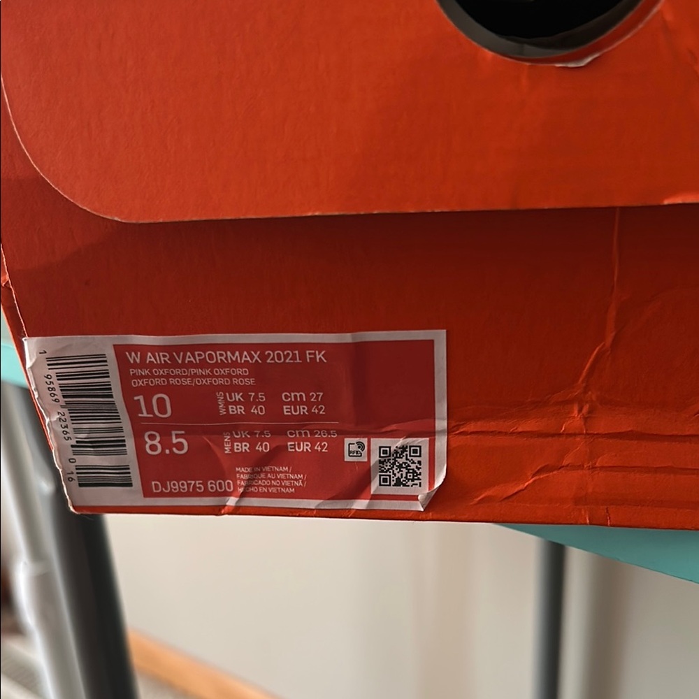 Nike Air VaporMax 2021 FK in Bold Orange